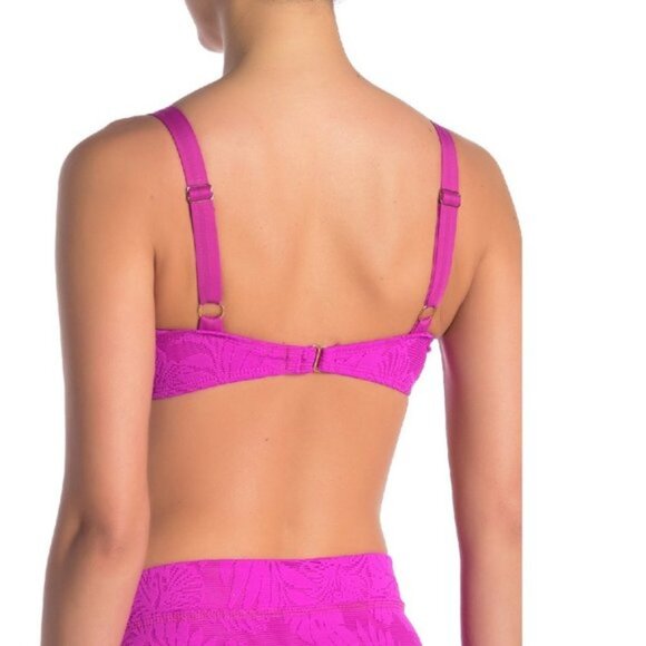 Athena Sun Daze Ruched Tie Front Bikini Top - Picture 2 of 7